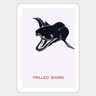 Frilled shark Sticker